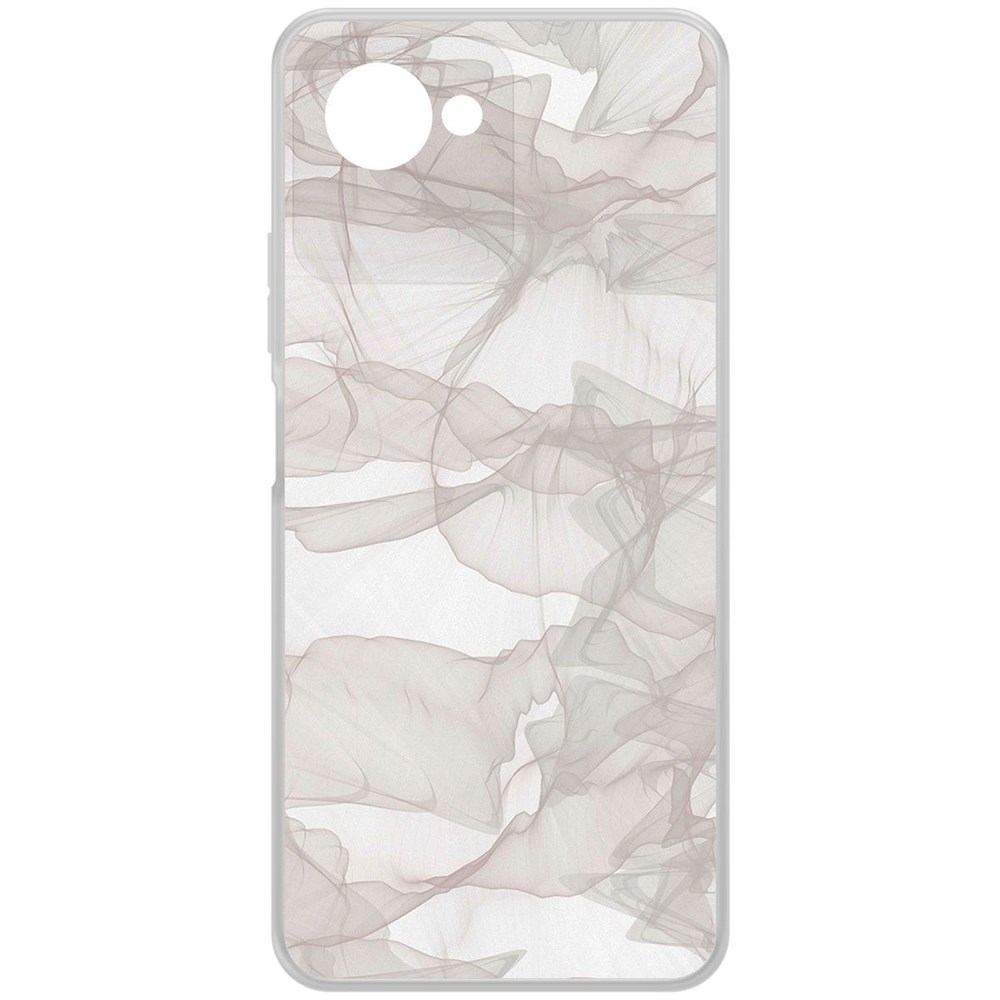 

Чехол-накладка Krutoff Clear Case Абстракт 3 для Realme C30s, Прозрачный