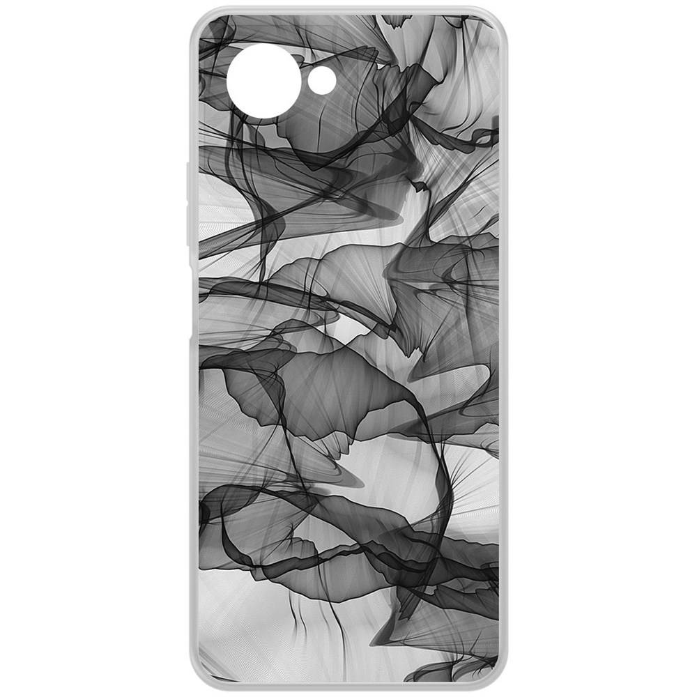 

Чехол-накладка Krutoff Clear Case Абстракт 14 для Realme C30s, Прозрачный