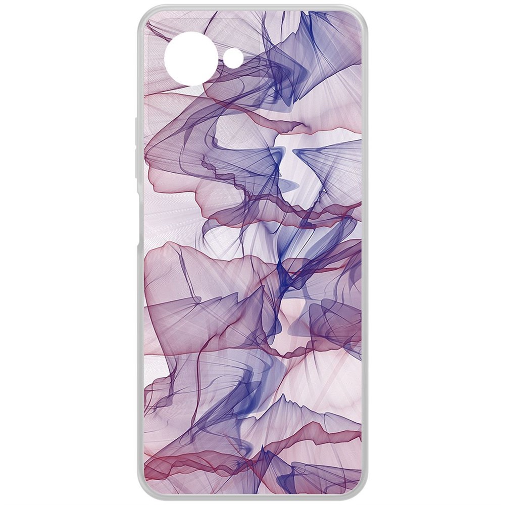 

Чехол-накладка Krutoff Clear Case Абстракт 15 для Realme C30s, Прозрачный