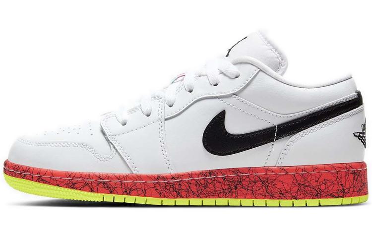

Кеды унисекс Jordan Air Jordan 1 Low GS белые 36.5 EU, Белый, Air Jordan 1 Low GS