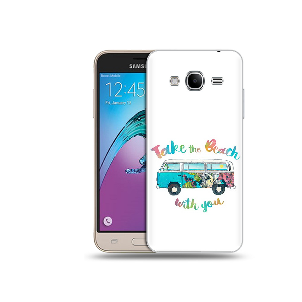 

Чехол MyPads Tocco для Samsung Galaxy J3 (2016) Хиппи автобус (PT29089.580.190), Прозрачный, Tocco