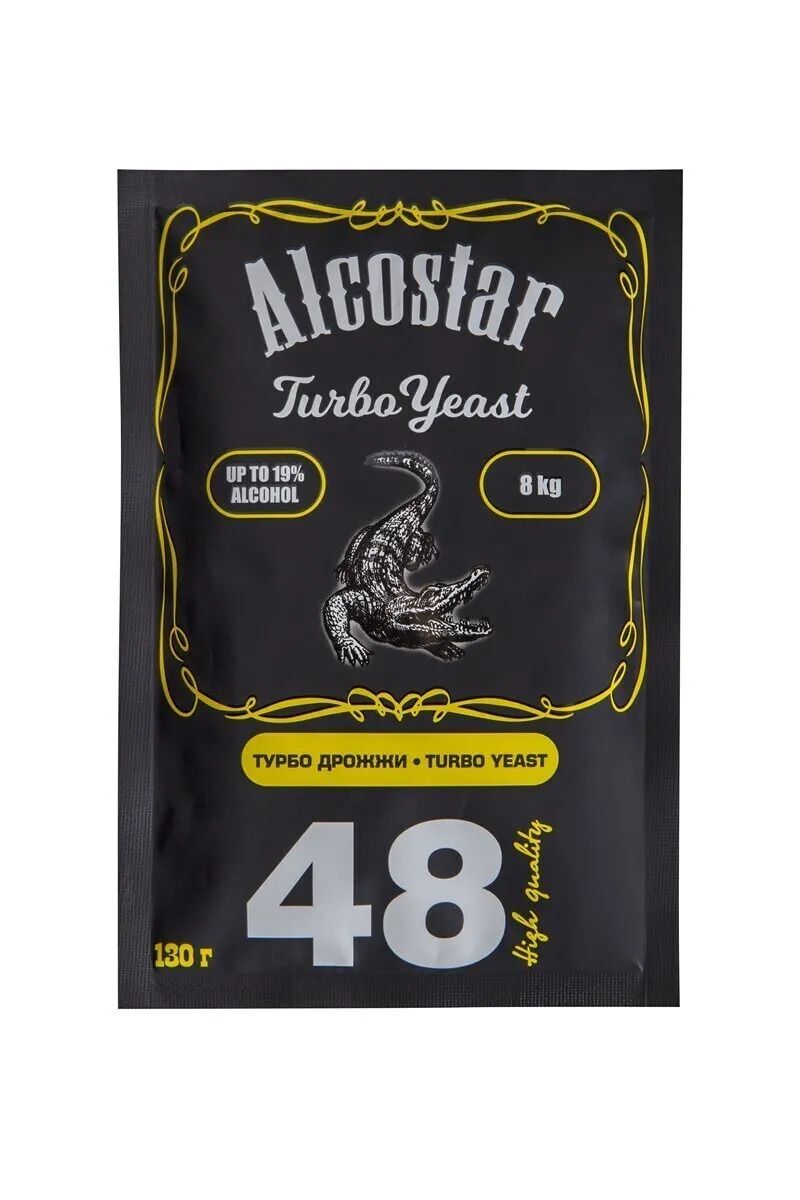 

Дрожжи спиртовые Alcostar 8572148 130 г