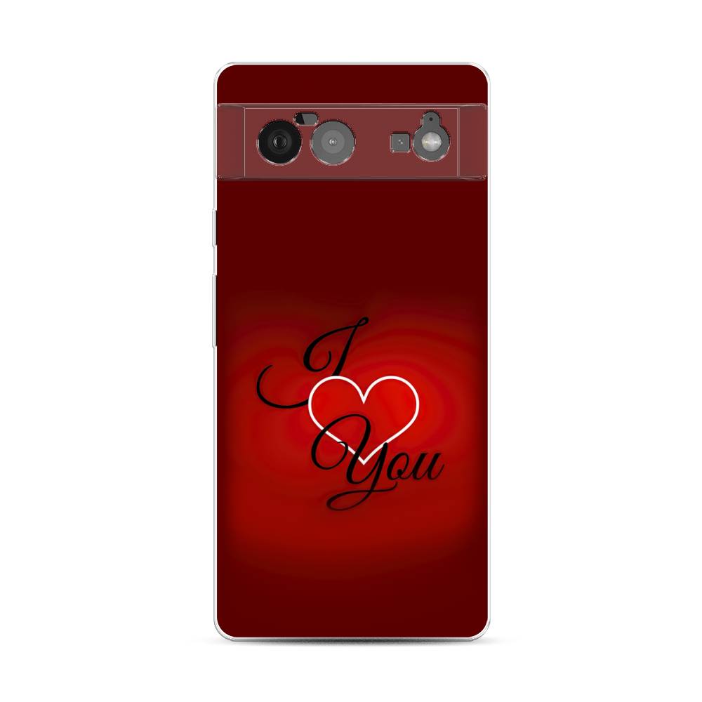 

Чехол Awog на Google Pixel 6 "I love you 3", Разноцветный, 270850-6