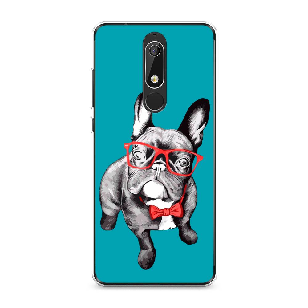 

Чехол на Nokia 5.1 "Французский бульдог", 121750-1