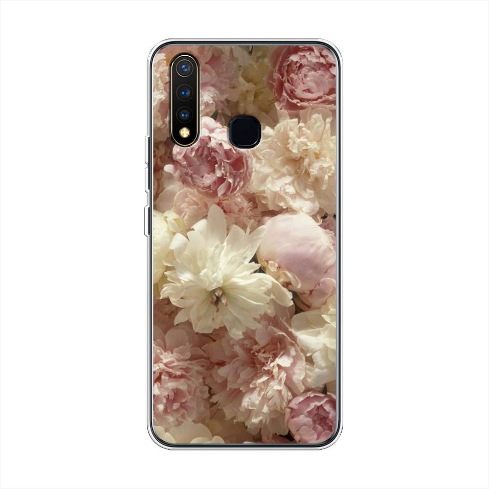 

Чехол Awog на Vivo Y19 "Пионы светлые", Разноцветный, 261950-8