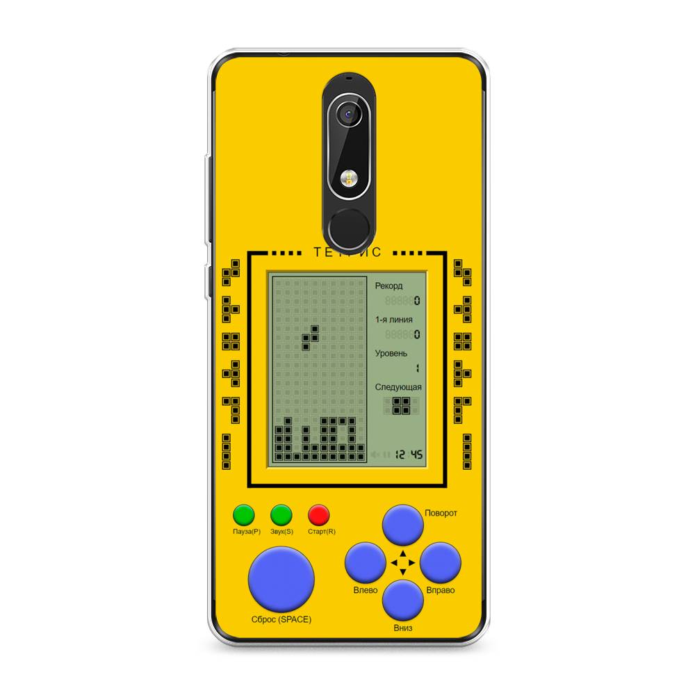 

Чехол на Nokia 5.1 "Желтый тетрис", Желтый;синий;зеленый, 121750-6