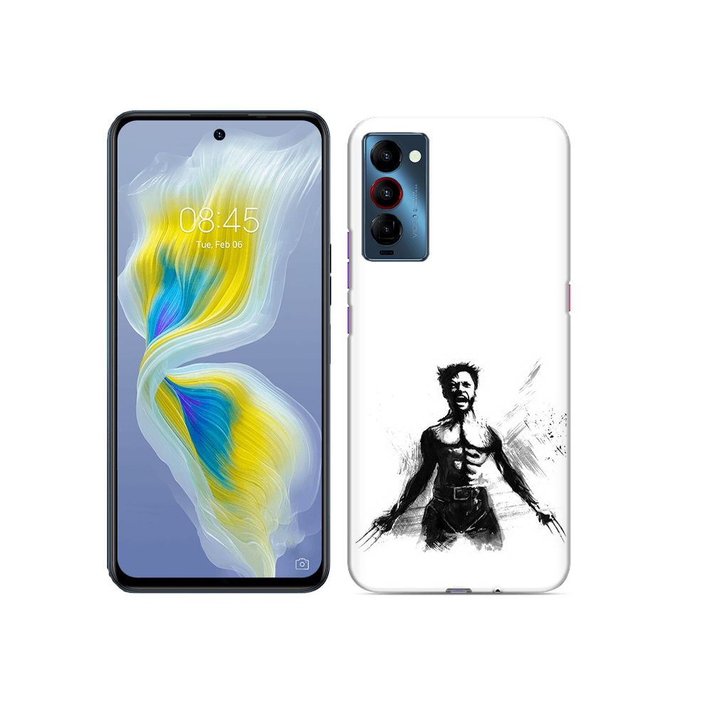 

Чехол MyPads Tocco для Tecno Camon 18 росомаха, Прозрачный, Tocco