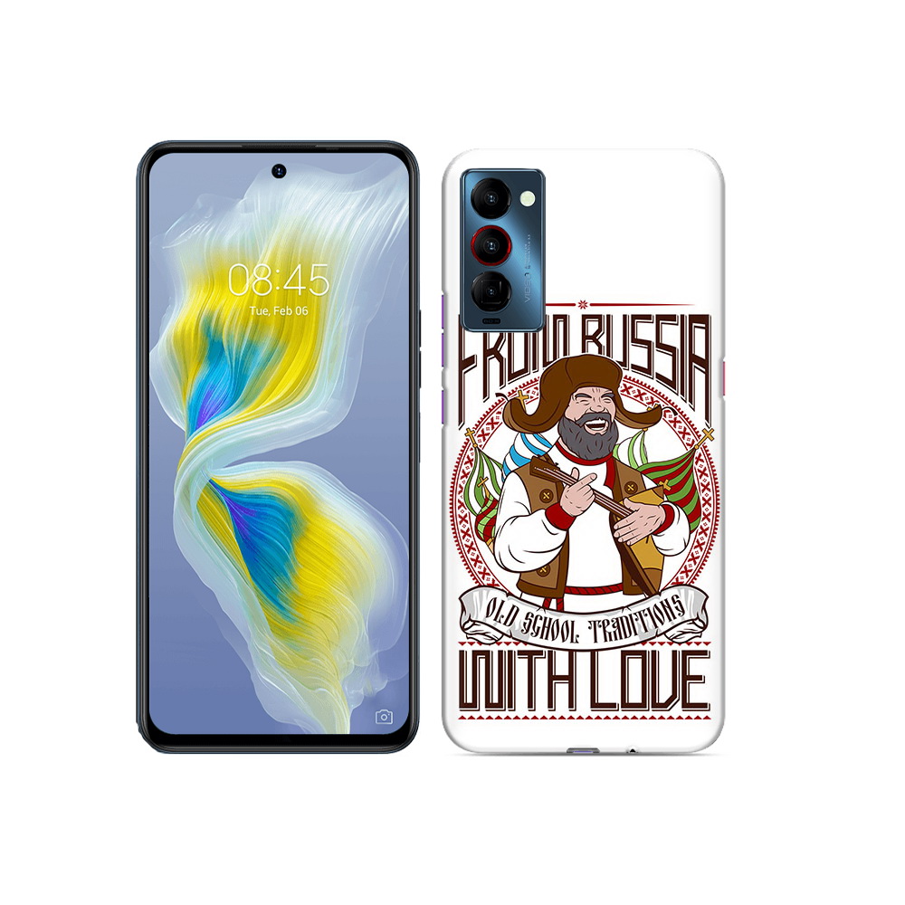 

Чехол MyPads Tocco для Tecno Camon 18 русский мужчина, Прозрачный, Tocco