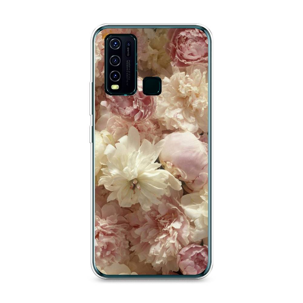 

Чехол Awog на Vivo Y30/Y50 "Пионы светлые", Разноцветный, 263150-8