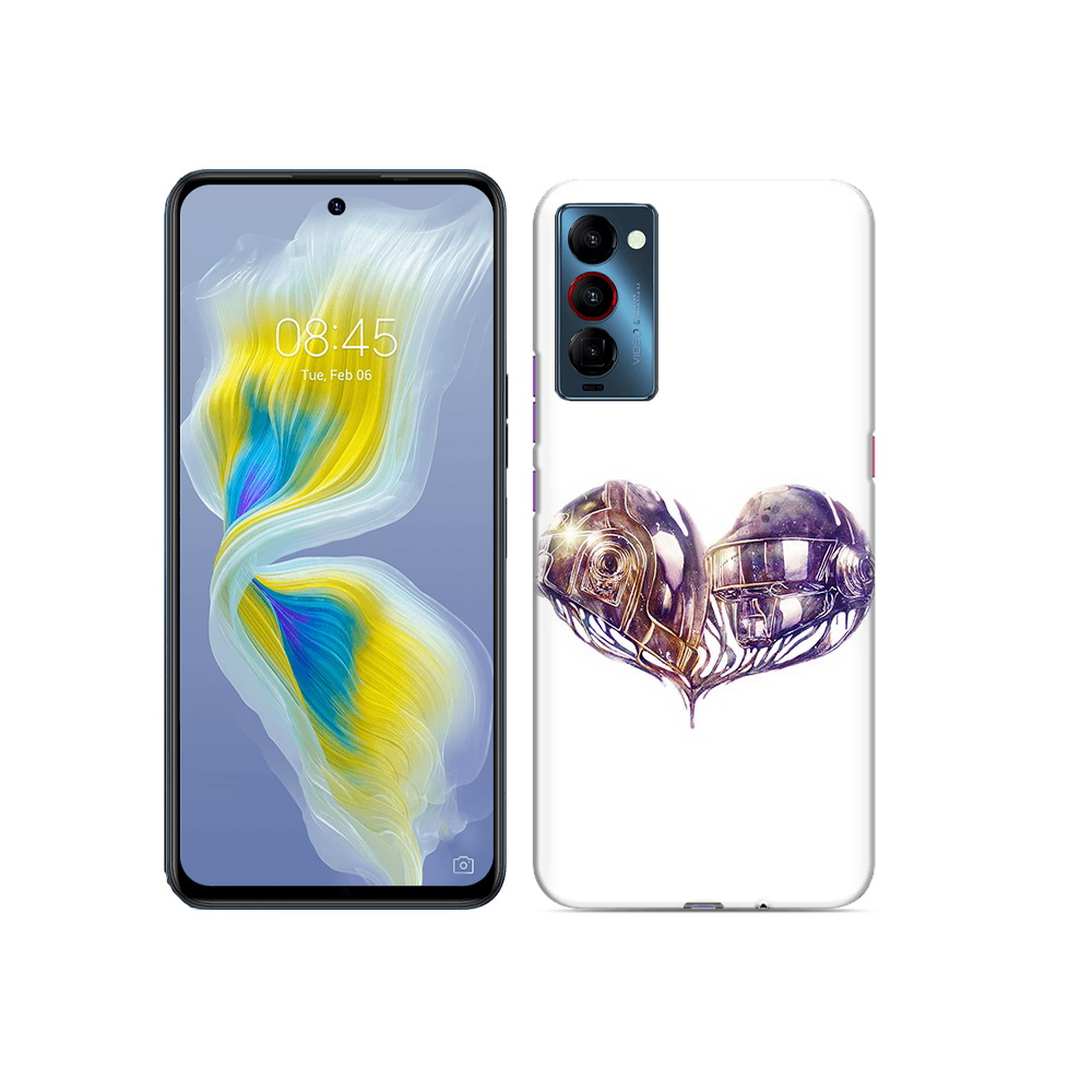 

Чехол MyPads Tocco для Tecno Camon 18 сердце абстракция, Прозрачный, Tocco