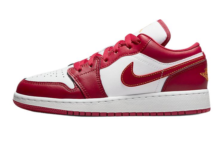 

Кеды унисекс Jordan Air Jordan 1 Low GS красные 40 EU, Красный, Air Jordan 1 Low GS