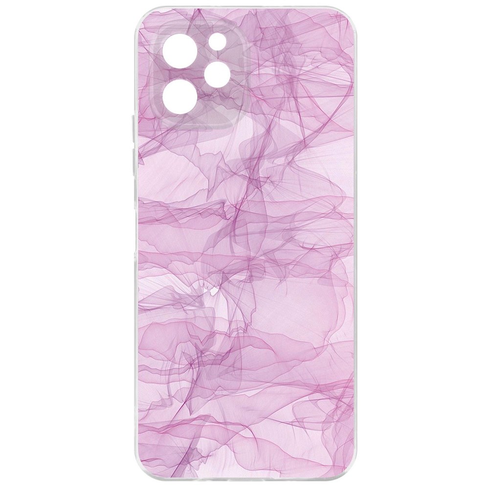 

Чехол-накладка Krutoff Clear Case Абстракт 4 для Huawei Nova Y61, Прозрачный