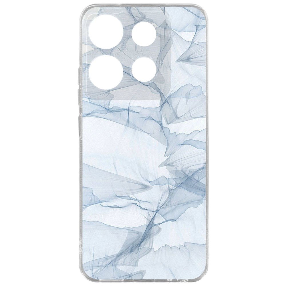

Чехол-накладка Krutoff Clear Case Абстракт 10 для Tecno Pop 7, Прозрачный