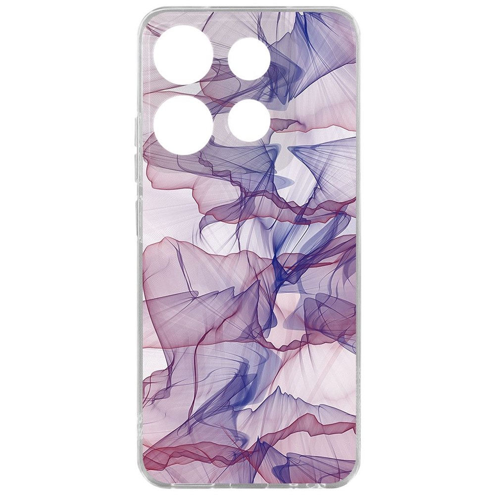 

Чехол-накладка Krutoff Clear Case Абстракт 15 для TECNO POP 7, Прозрачный