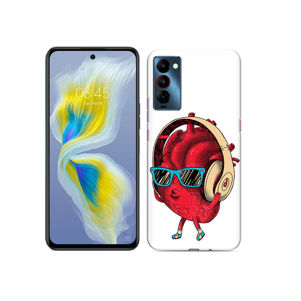 

Чехол MyPads Tocco для Tecno Camon 18 слушай сердце, Прозрачный, Tocco