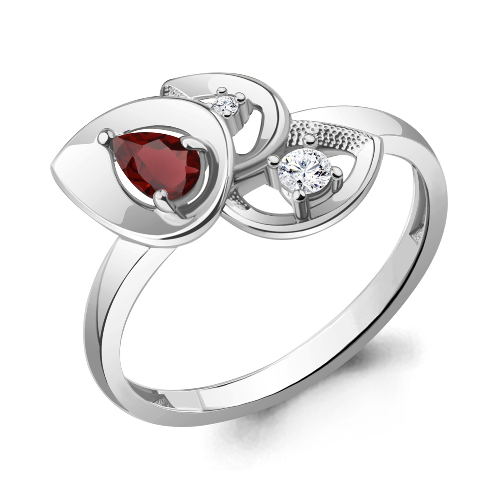 

Кольцо из серебра р. 18,5 AQUAMARINE 6975303А_925_р, 6975303А_925_р
