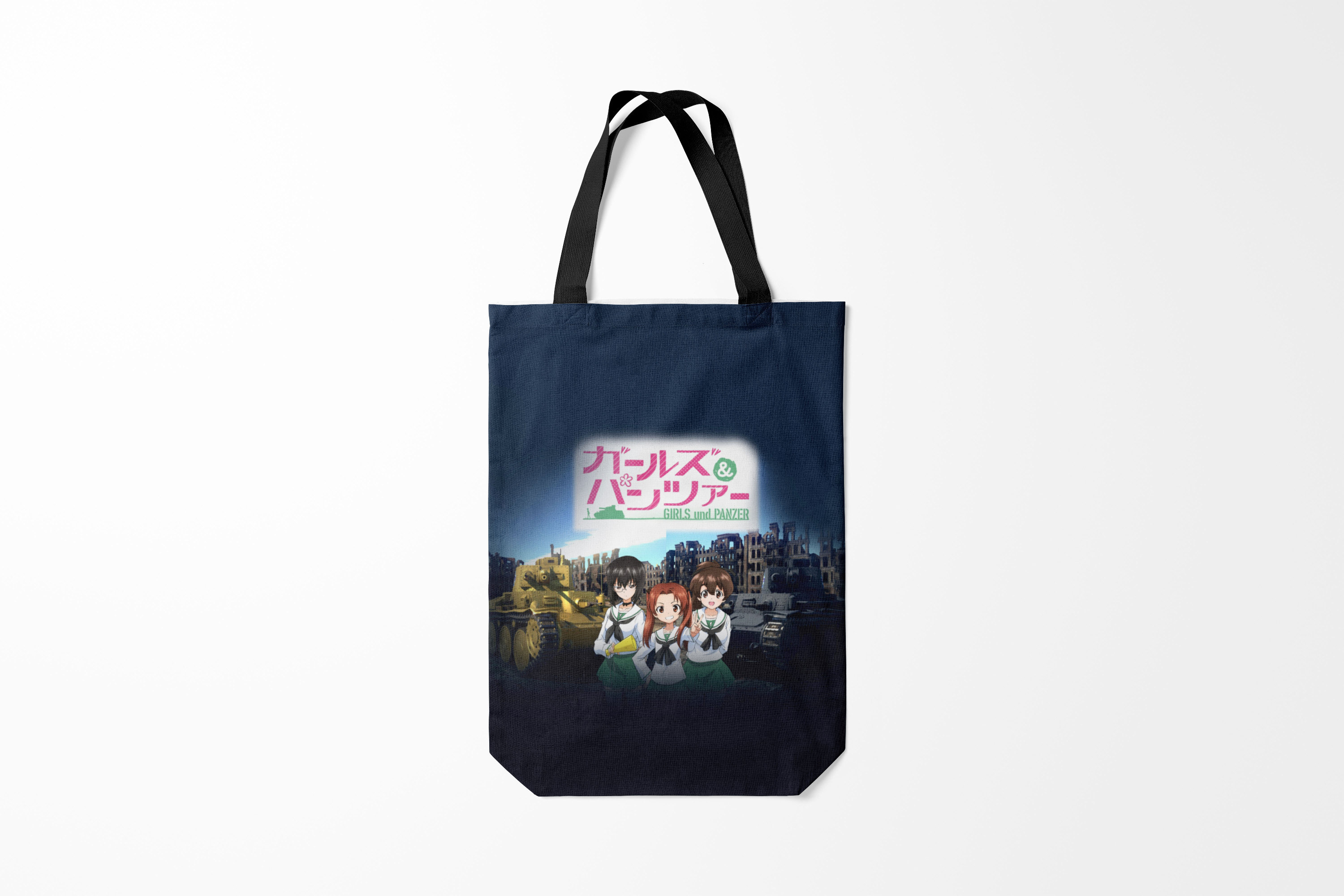 

Сумка шoппер унисекс Burnettie Девушки и танки Girls und Panzer Z, черный, Девушки и танки Girls und Panzer Z