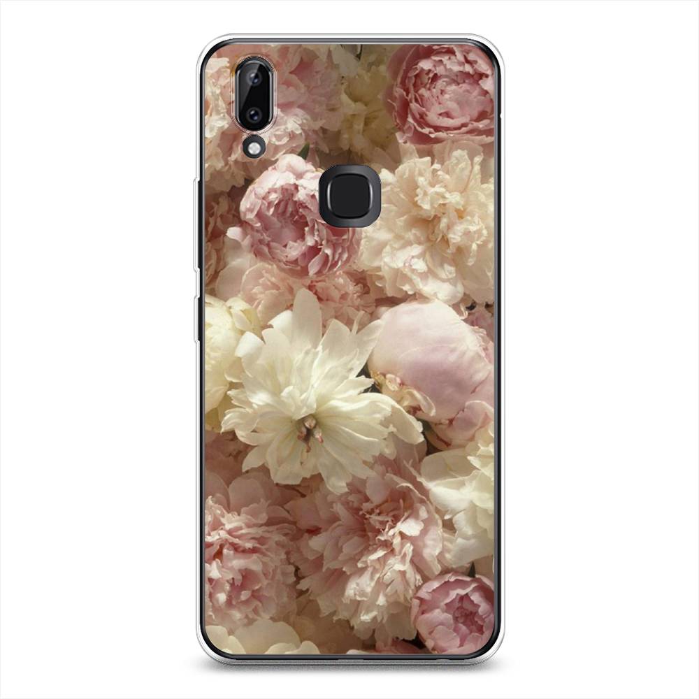 

Чехол Awog на Vivo Y85/V9 "Пионы светлые", Разноцветный, 260350-8