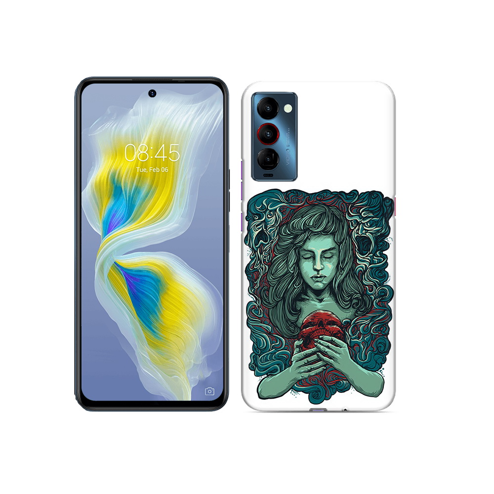 

Чехол MyPads Tocco для Tecno Camon 18 спящая девушка, Прозрачный, Tocco