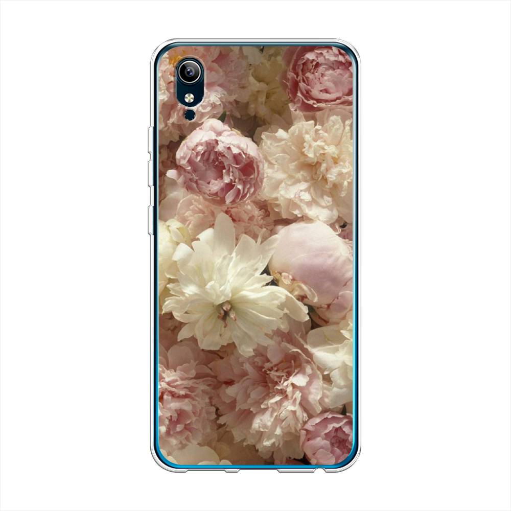 

Чехол Awog на Vivo Y91c/Y1s "Пионы светлые", Разноцветный, 262850-8