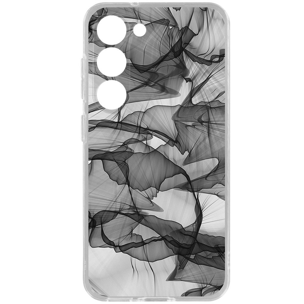 

Чехол-накладка Krutoff Clear Case Абстракт 14 для Samsung Galaxy S23, Прозрачный