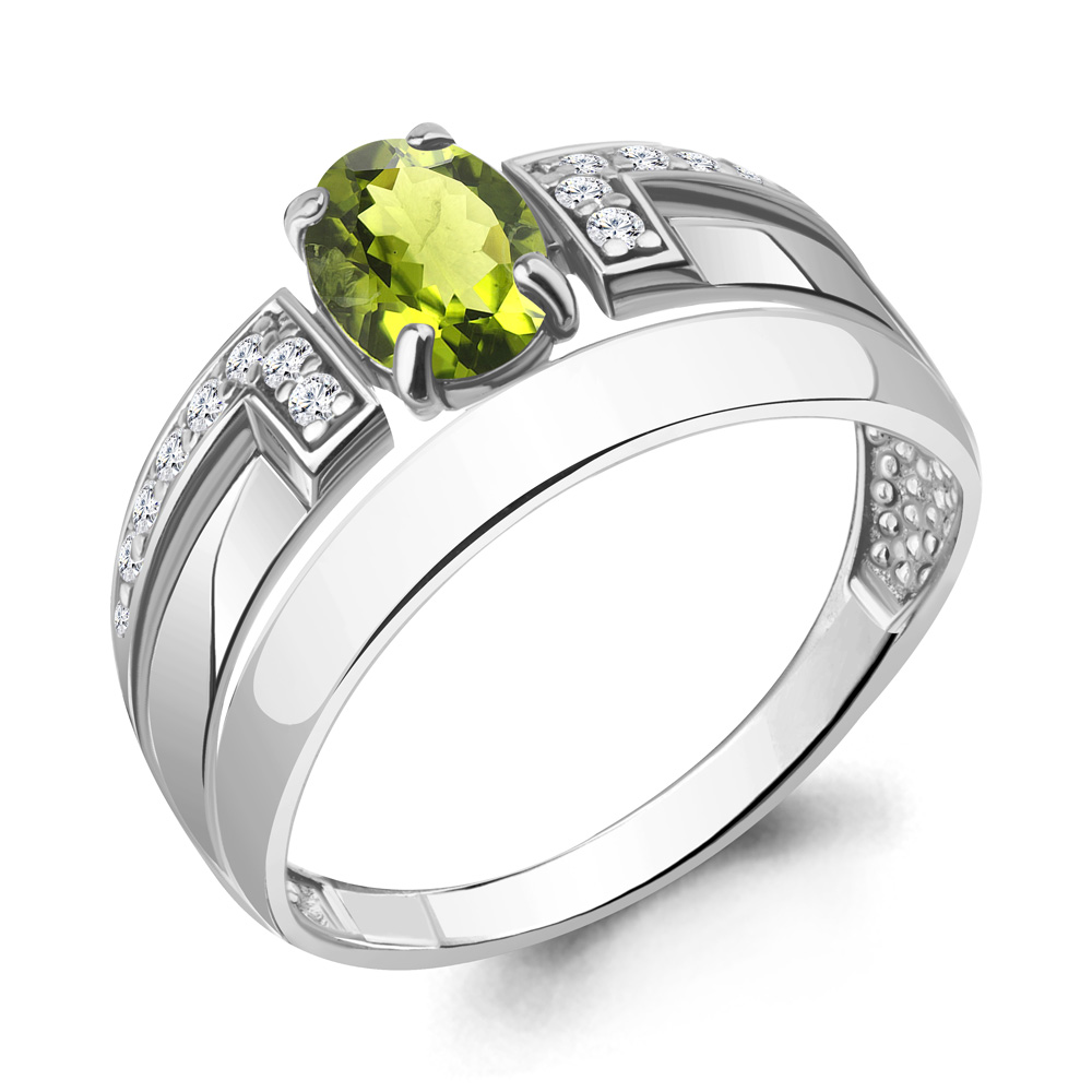 

Кольцо из серебра р. 17,5 AQUAMARINE 6977707А_925_р, 6977707А_925_р