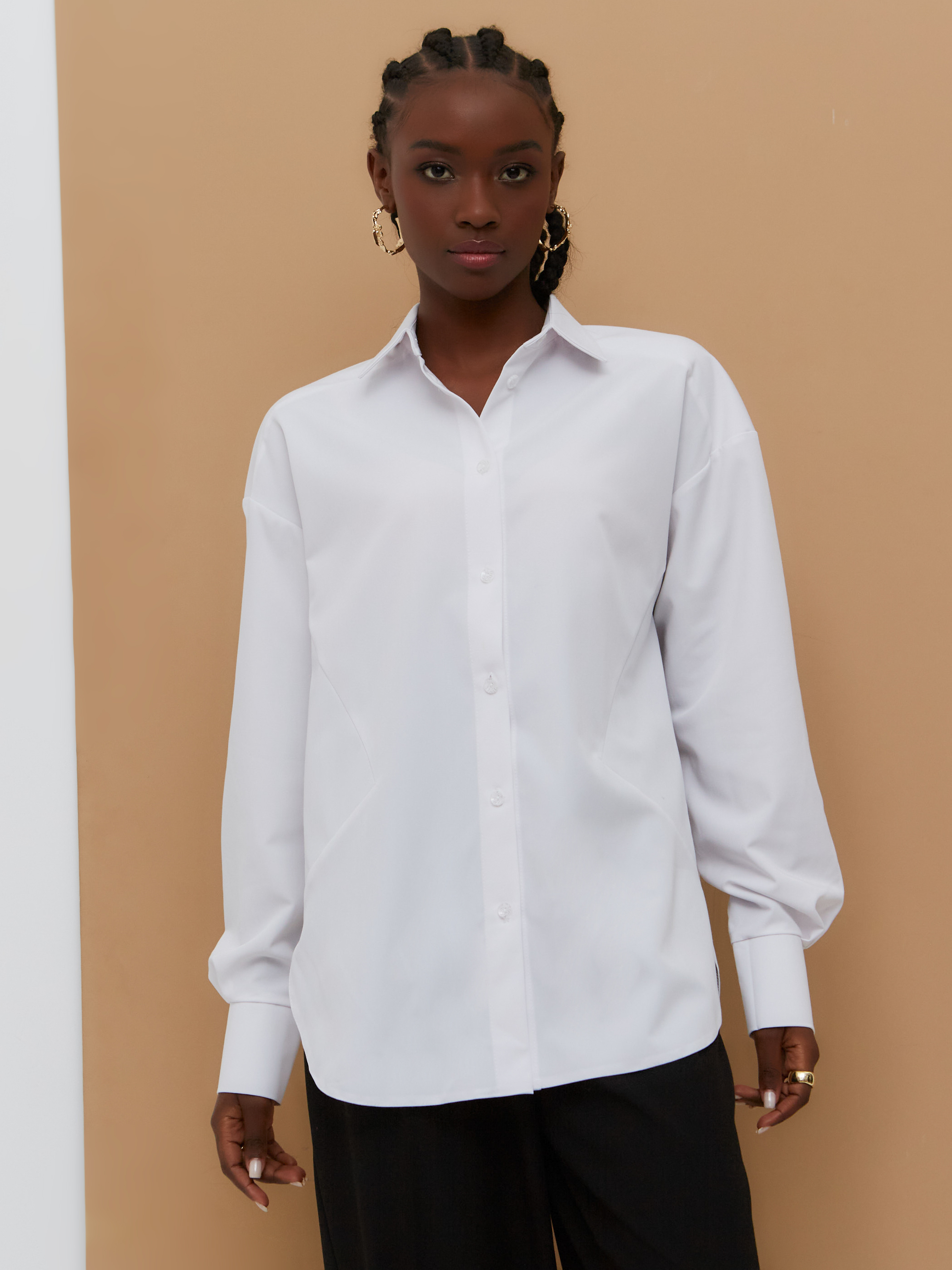 Рубашка женская LaVerita Р-004-1 белая 52 RU