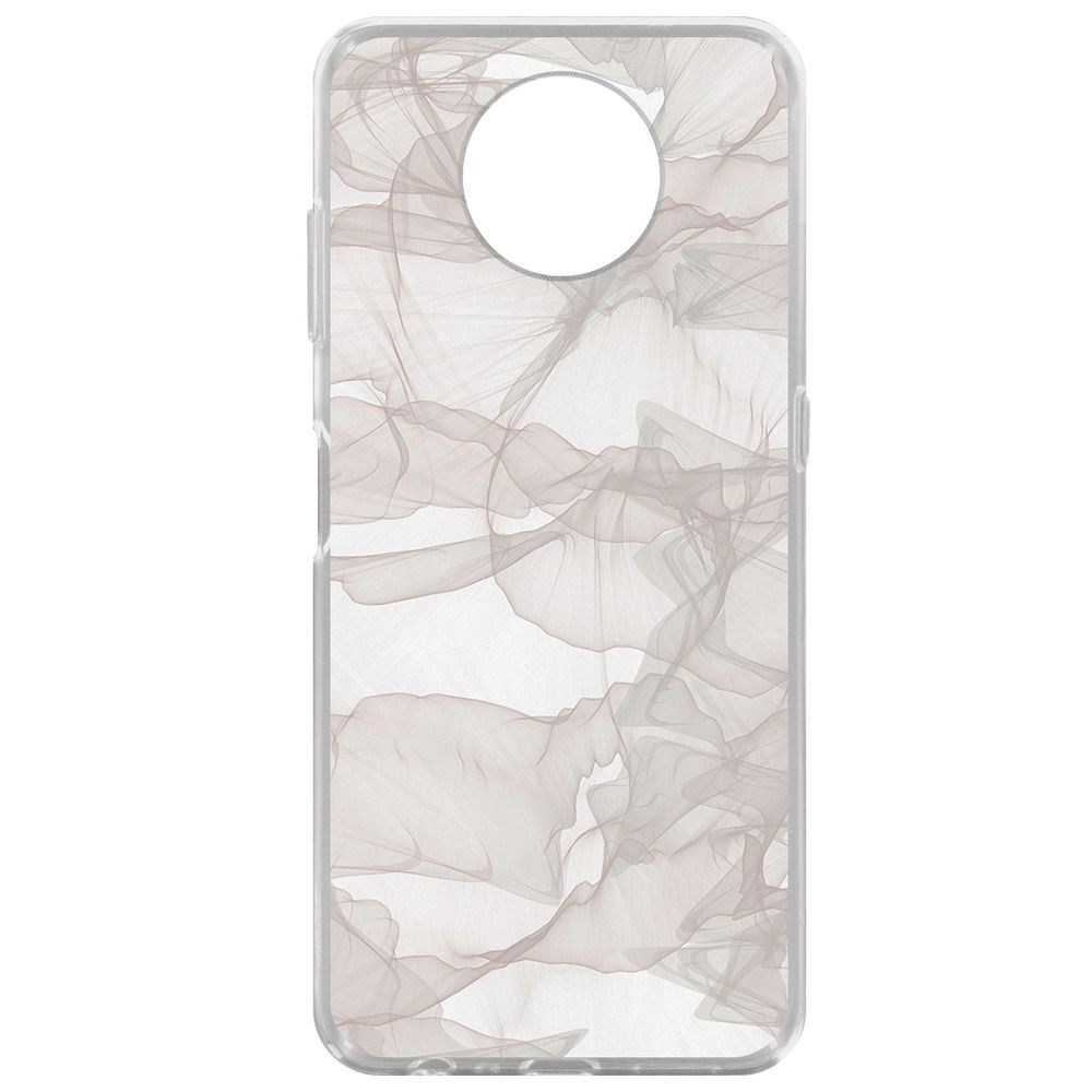 

Чехол-накладка Krutoff Clear Case Абстракт 3 для Nokia G10, Прозрачный