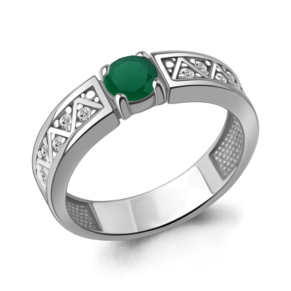 

Кольцо из серебра р. 18 AQUAMARINE 6979909А_925_р, 6979909А_925_р