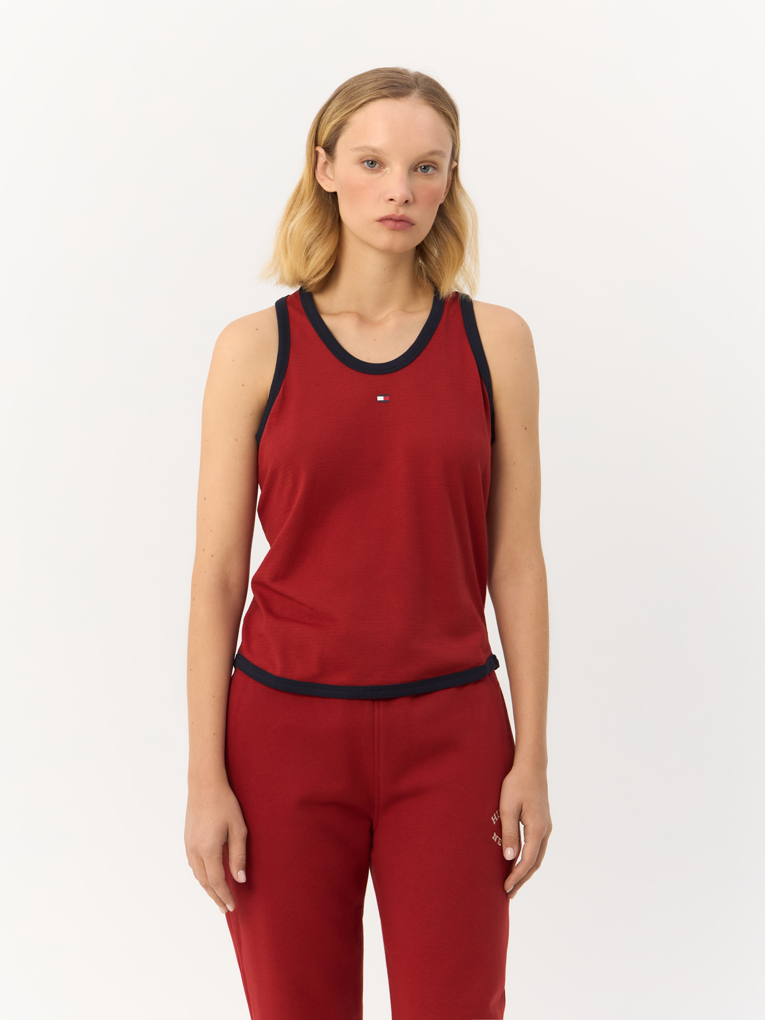 Майка женская Tommy Hilfiger Sport TH Cool Relaxed Tank Top WW0WW42068 красная L