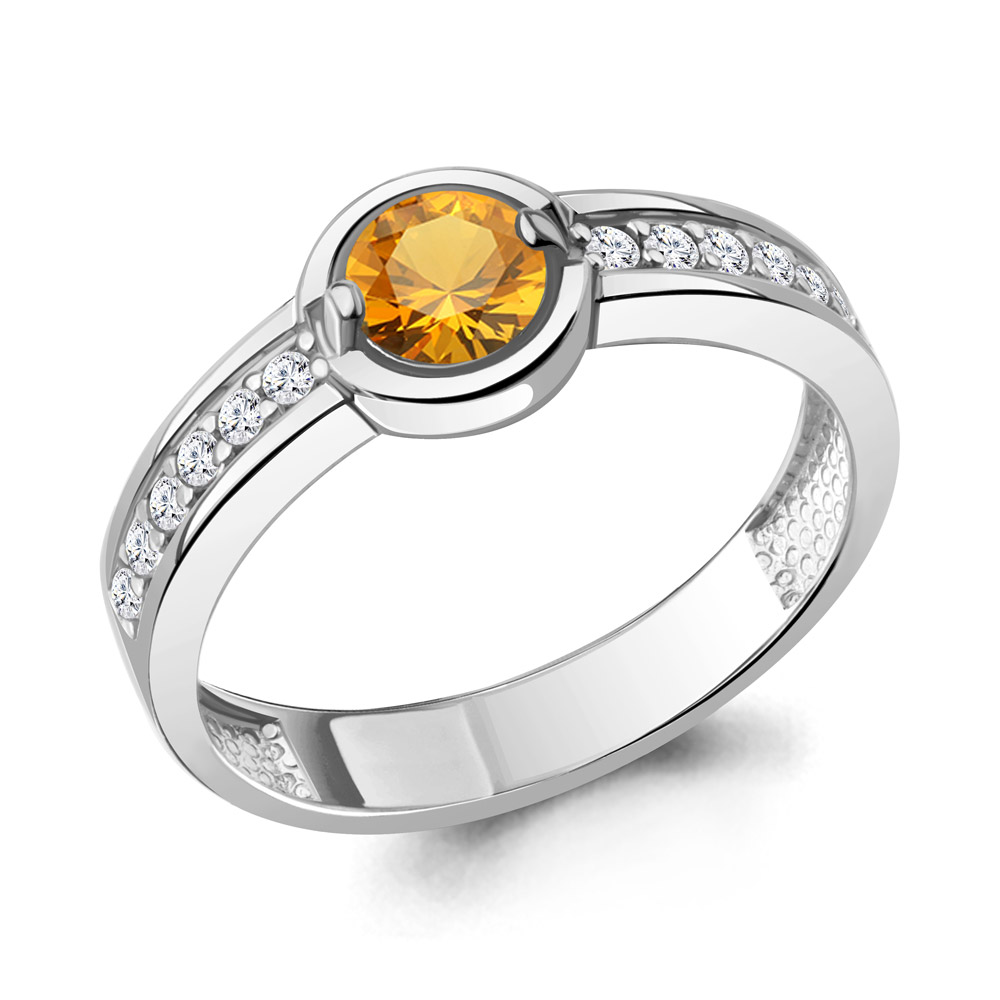 

Кольцо из серебра р. 19 AQUAMARINE 6980006А_925_р, 6980006А_925_р