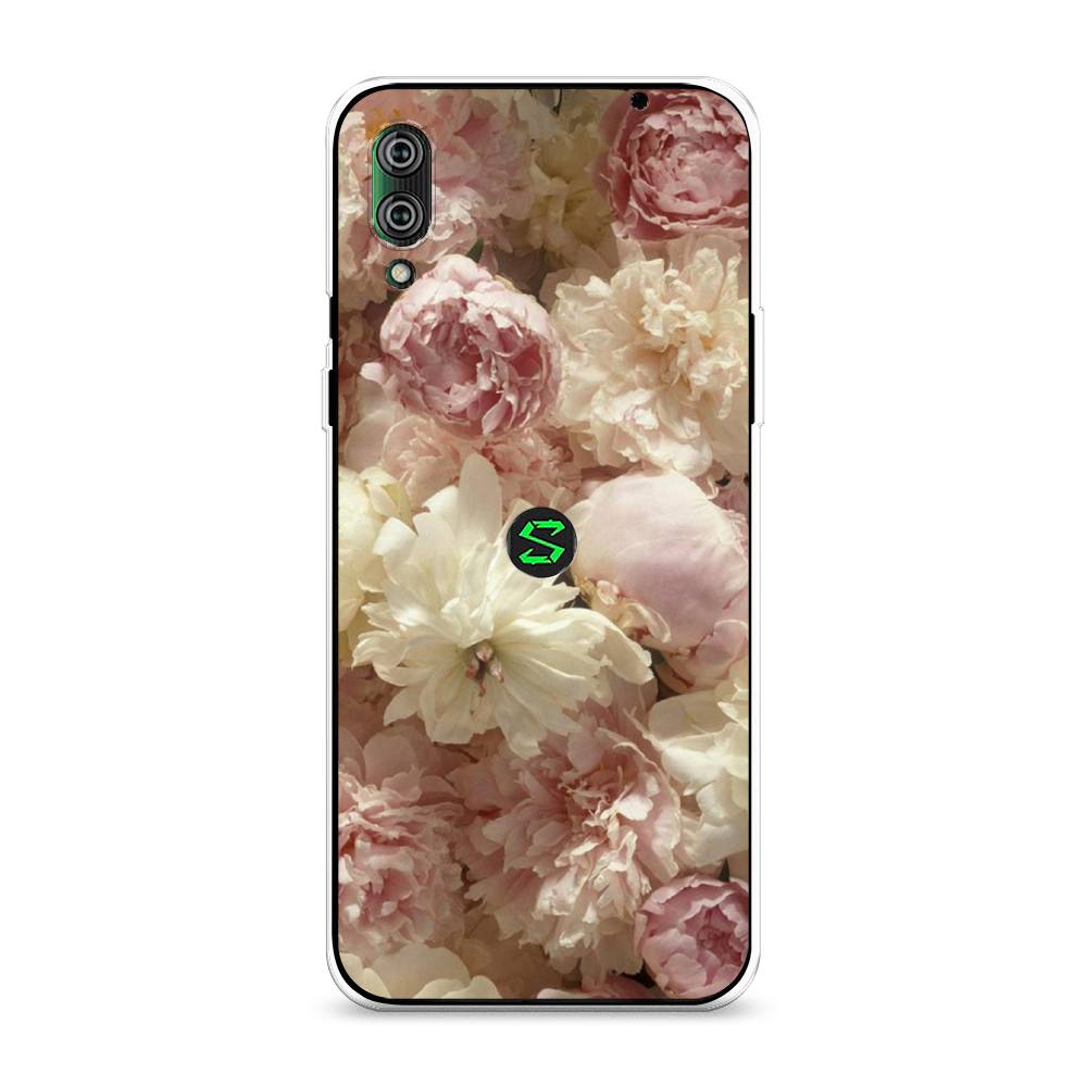 

Чехол Awog на Xiaomi Black Shark 2/2 Pro "Пионы светлые", Разноцветный, 36450-8