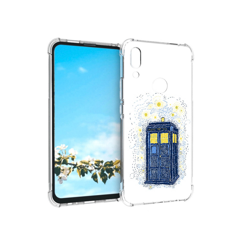 

Чехол MyPads Tocco для Huawei P Smart Z будка рисунок, Прозрачный, Tocco