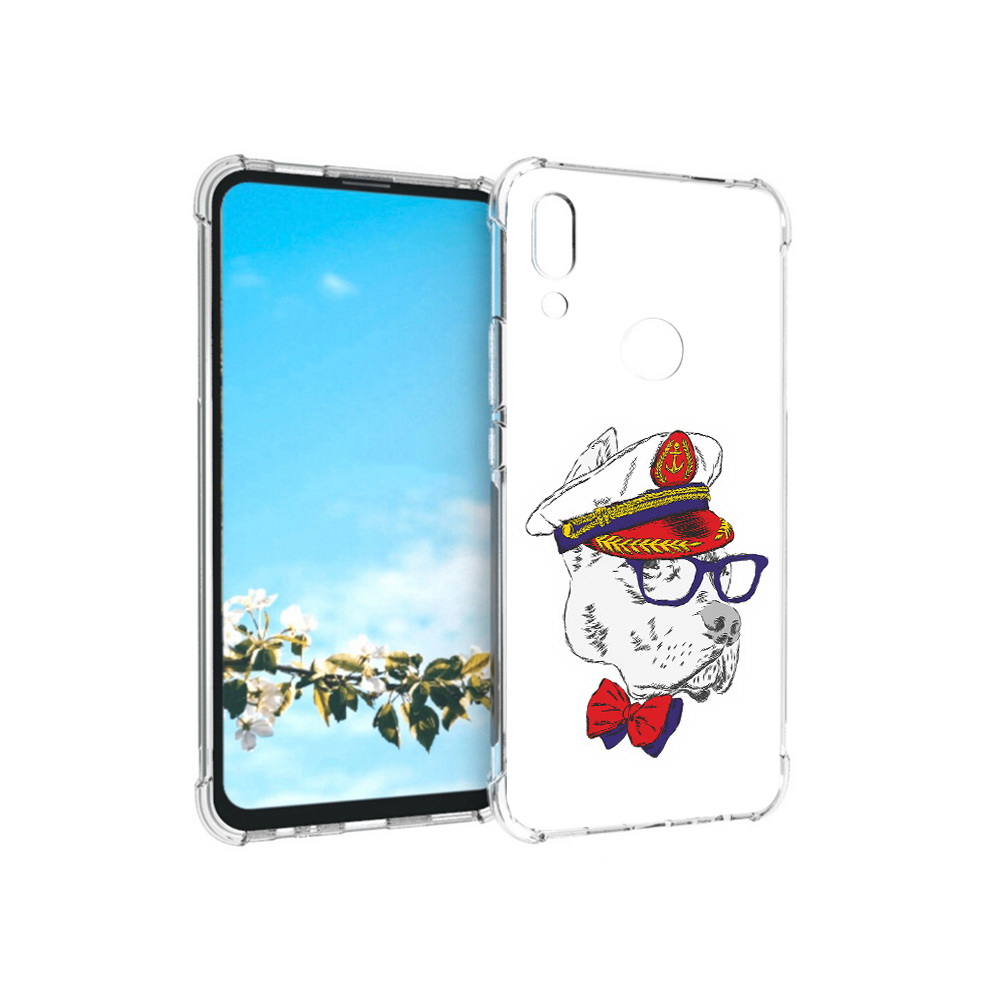 

Чехол MyPads Tocco для Huawei P Smart Z бульдог, Прозрачный, Tocco