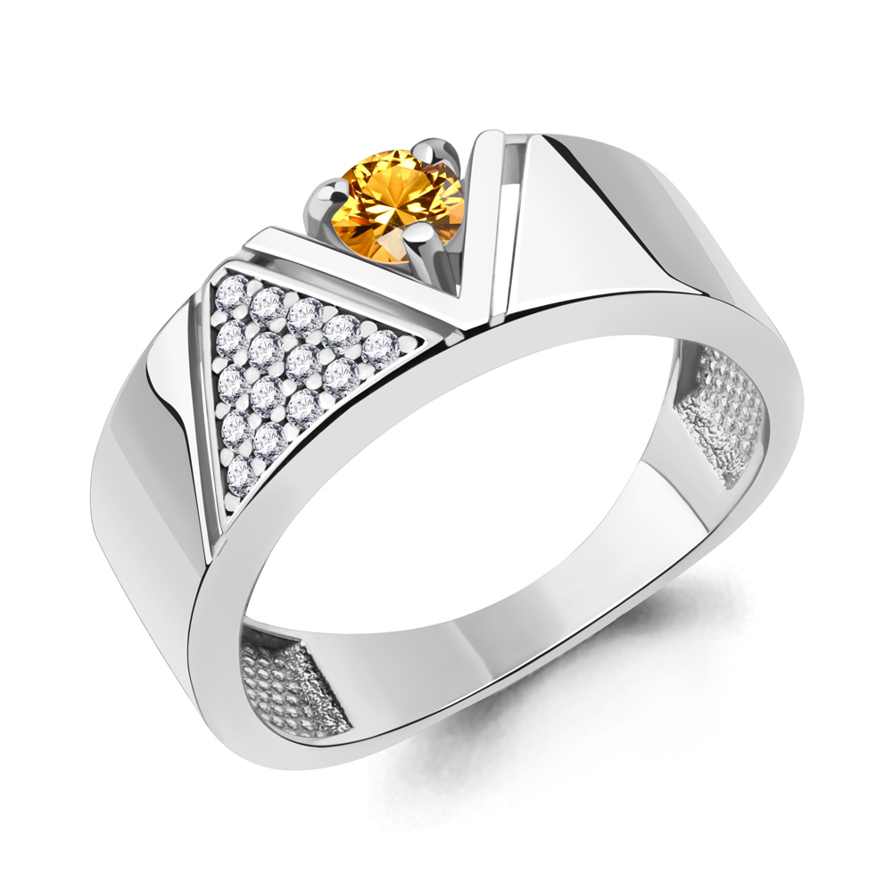 

Кольцо из серебра р. 18,5 AQUAMARINE 6980106А_925_р, 6980106А_925_р