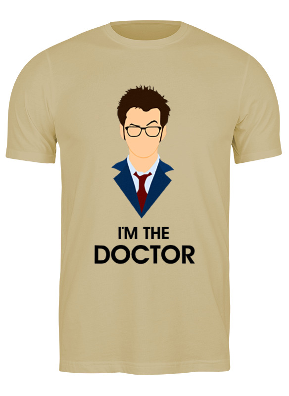 

Футболка мужская Printio Doctor who бежевая XL, Бежевый, Doctor who