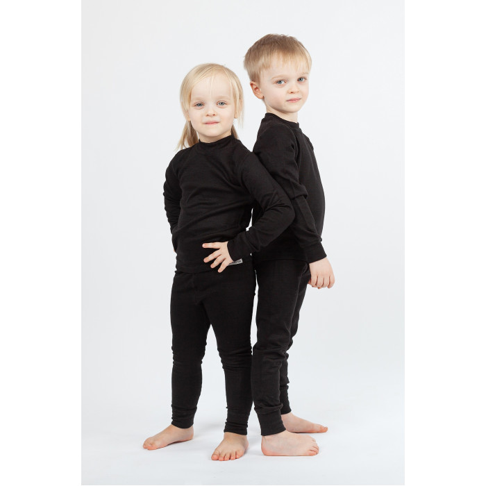 

Термобелье детское комплект Forest kids Merino, черный, 104, Merino