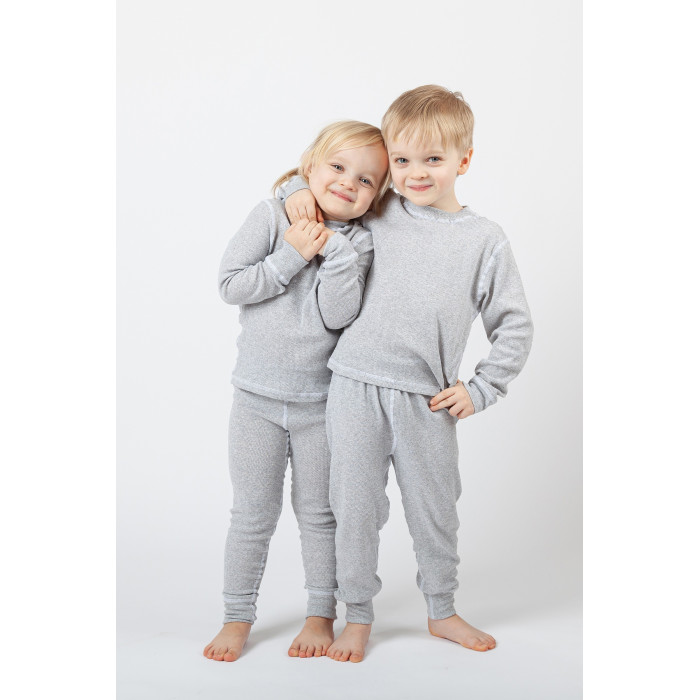 

Термобелье детское комплект Forest kids Cotton, серый, 92, Cotton