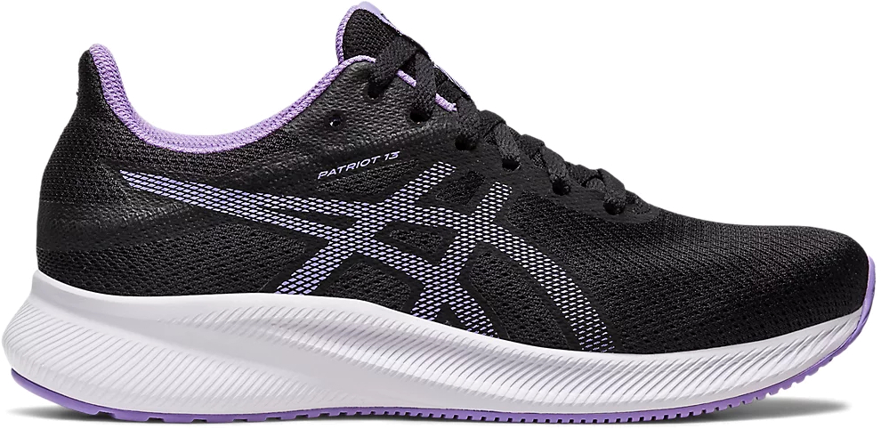 

Спортивные кроссовки женские Asics PATRIOT 13 черные 10 US, Черный, PATRIOT 13
