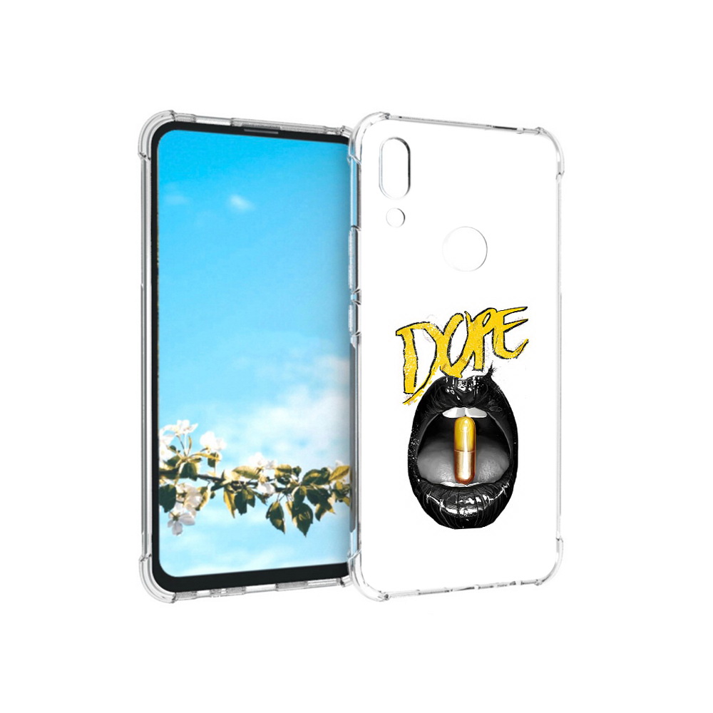 

Чехол MyPads Tocco для Huawei P Smart Z губы, Прозрачный, Tocco