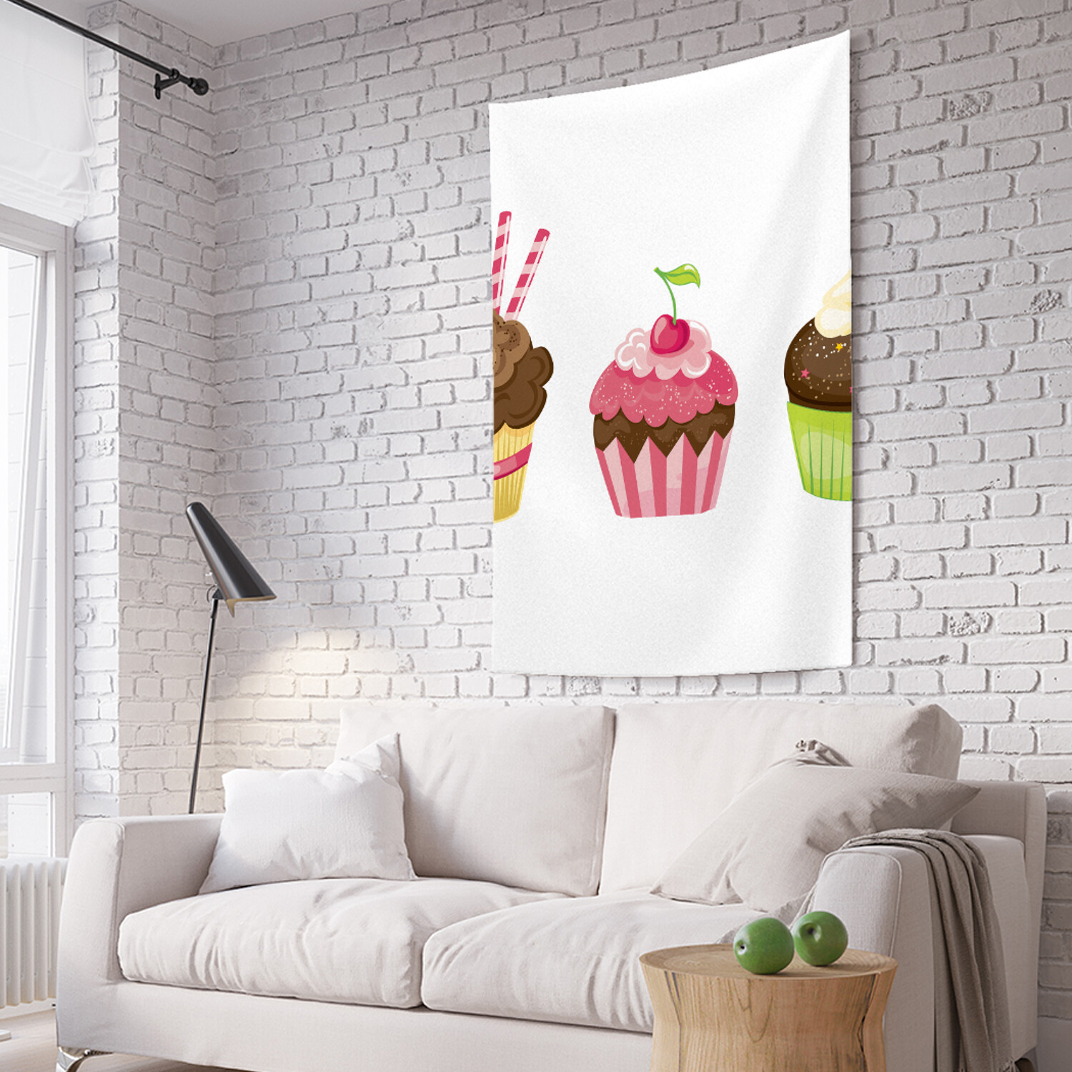 

Вертикальное фотопанно на стену JoyArty Пирожное с ягодкой 150x200 см, Пирожное с ягодкой