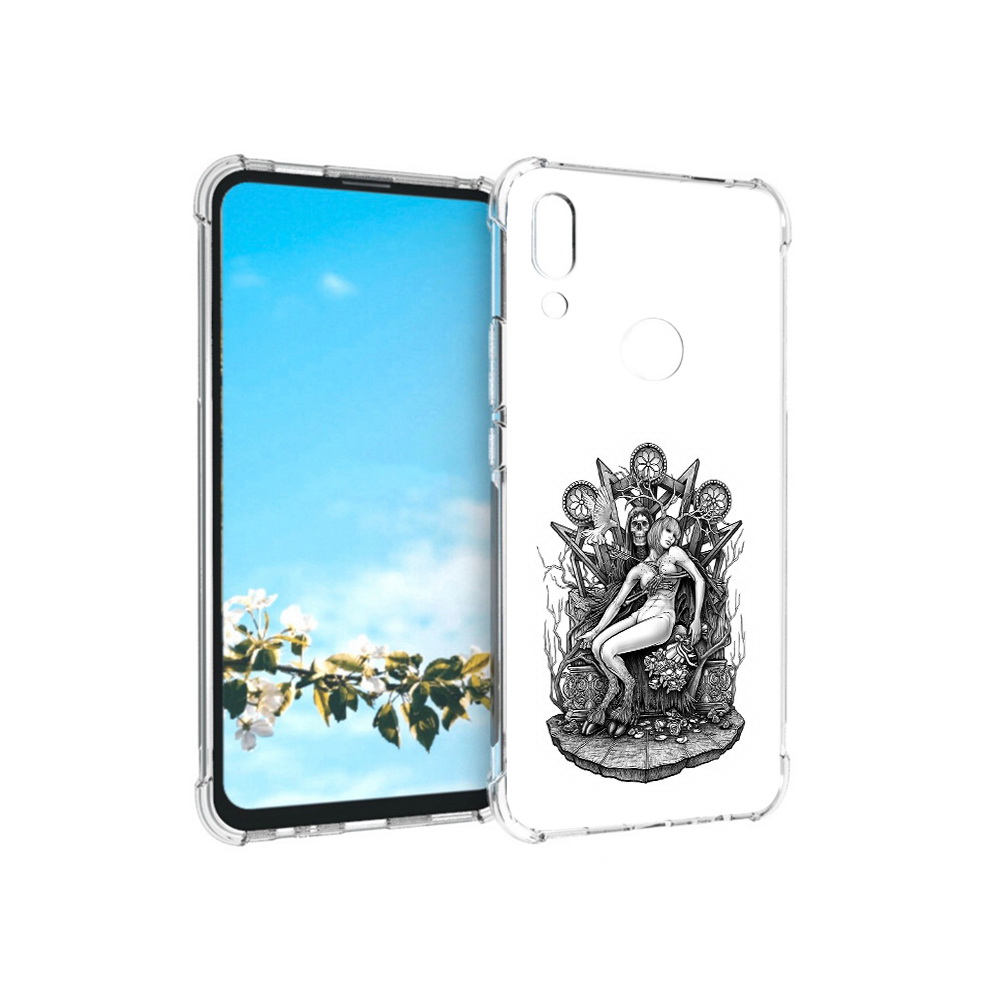 

Чехол MyPads Tocco для Huawei P Smart Z девушка на троне, Прозрачный, Tocco