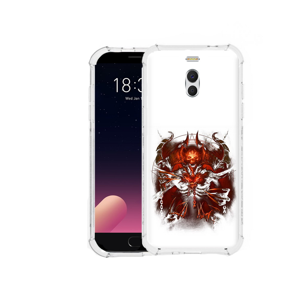 

Чехол MyPads Tocco для Meizu M6 Note яркий демон, Прозрачный, Tocco