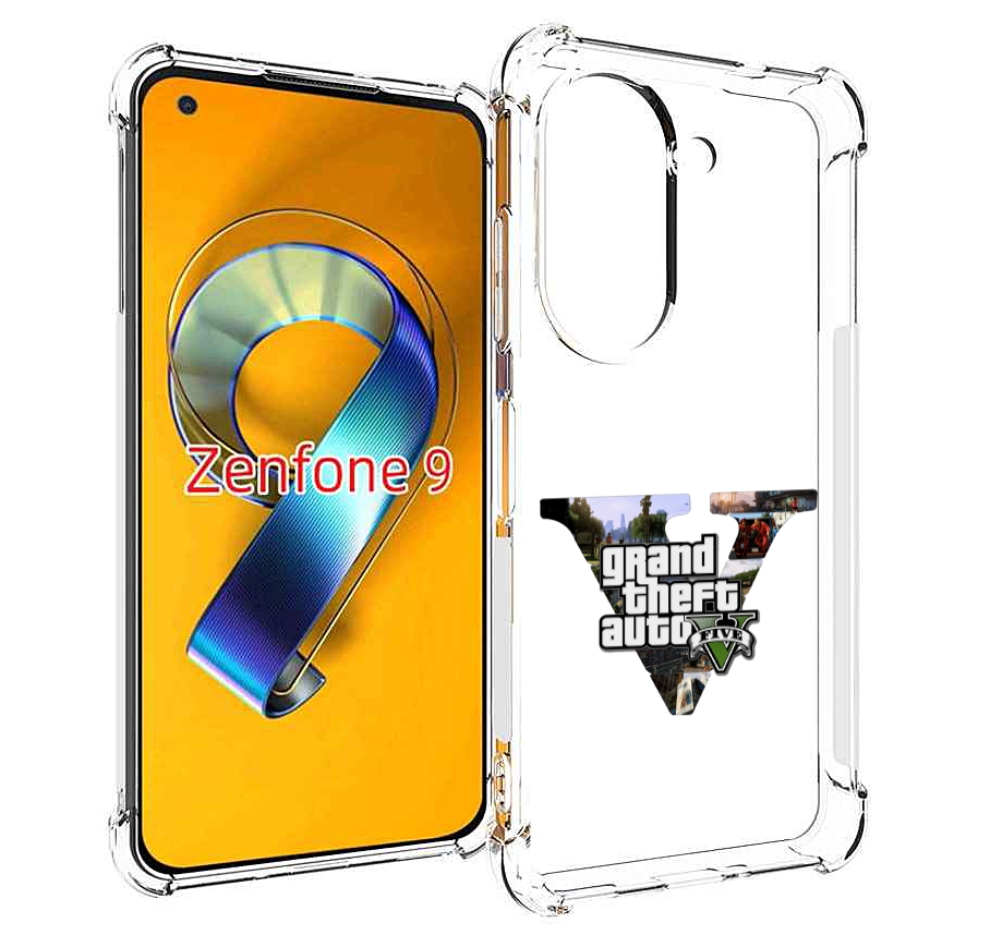 

Чехол MyPads GTA 5 логотип для Asus Zenfone 9 (AI2202), Прозрачный, Tocco