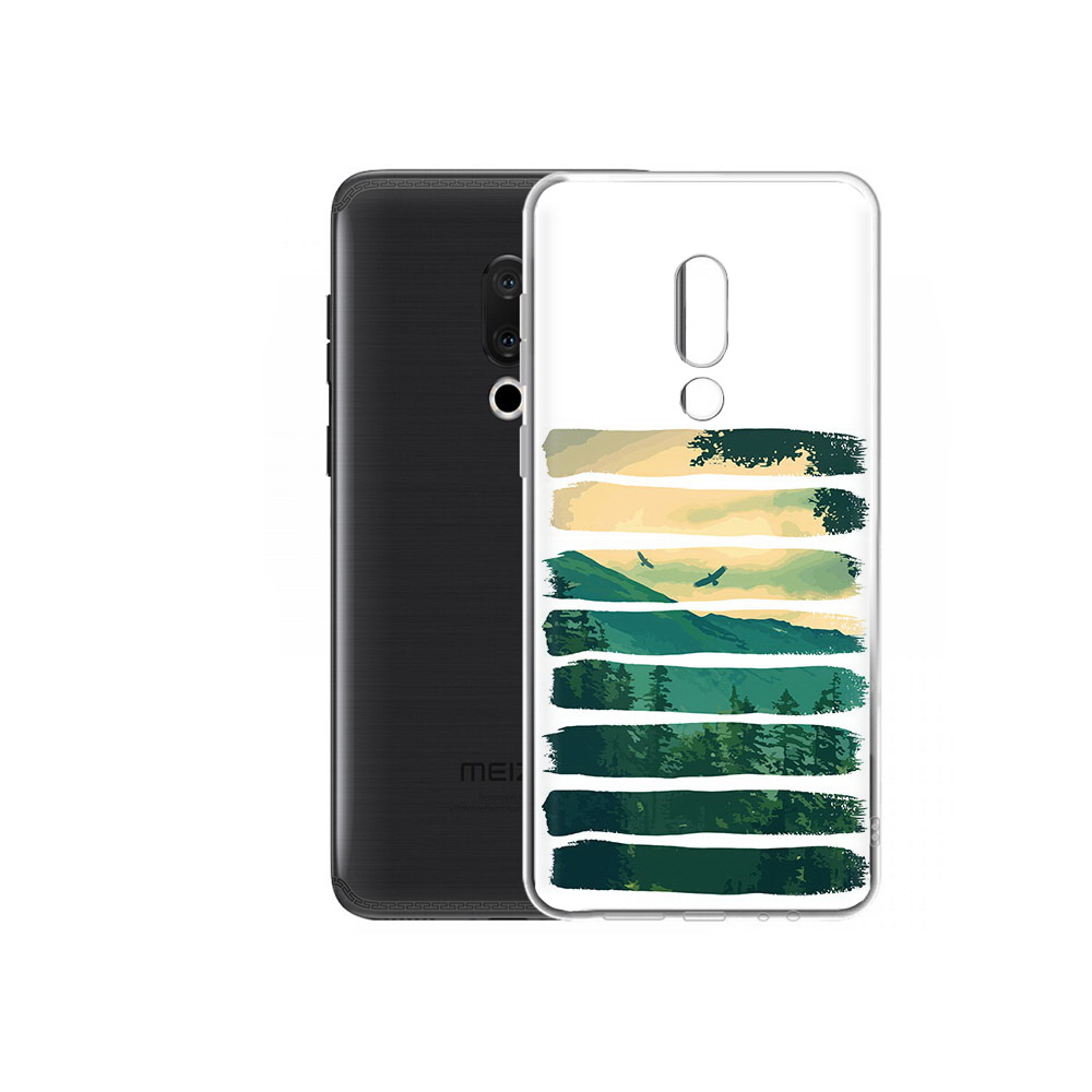 

Чехол MyPads Tocco для Meizu M15 Plus Лесная чаща, Прозрачный, Tocco