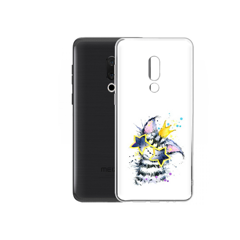 

Чехол MyPads Tocco для Meizu M15 Plus Мартовский Нуся, Прозрачный, Tocco