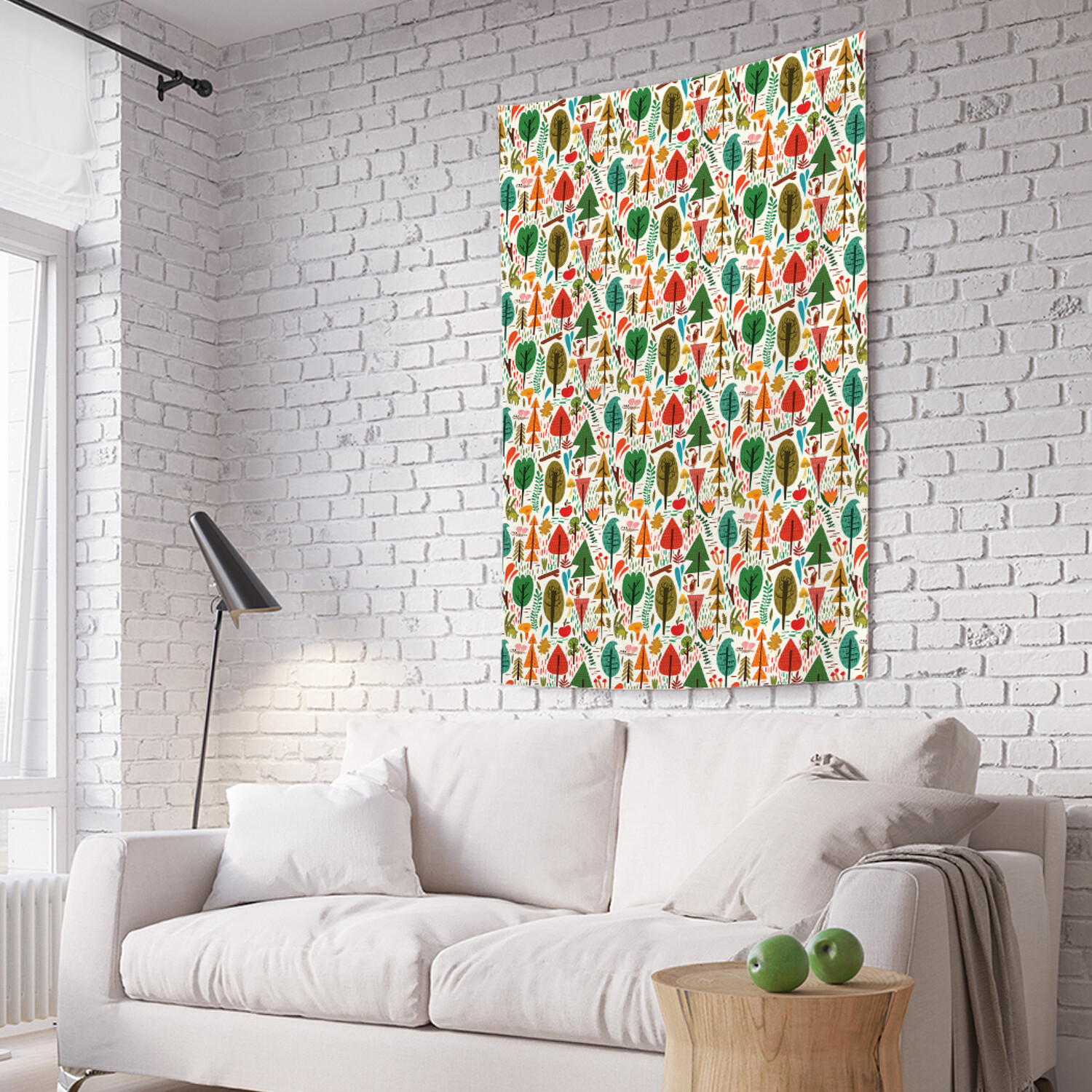 

Вертикальное фотопанно на стену JoyArty Фигурный лес 150x200 см, Фигурный лес