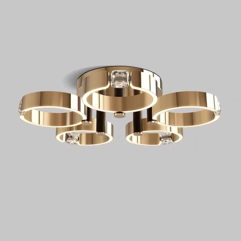 

Светодиодная люстра MX 10555-5 Brass, потолочная люстра