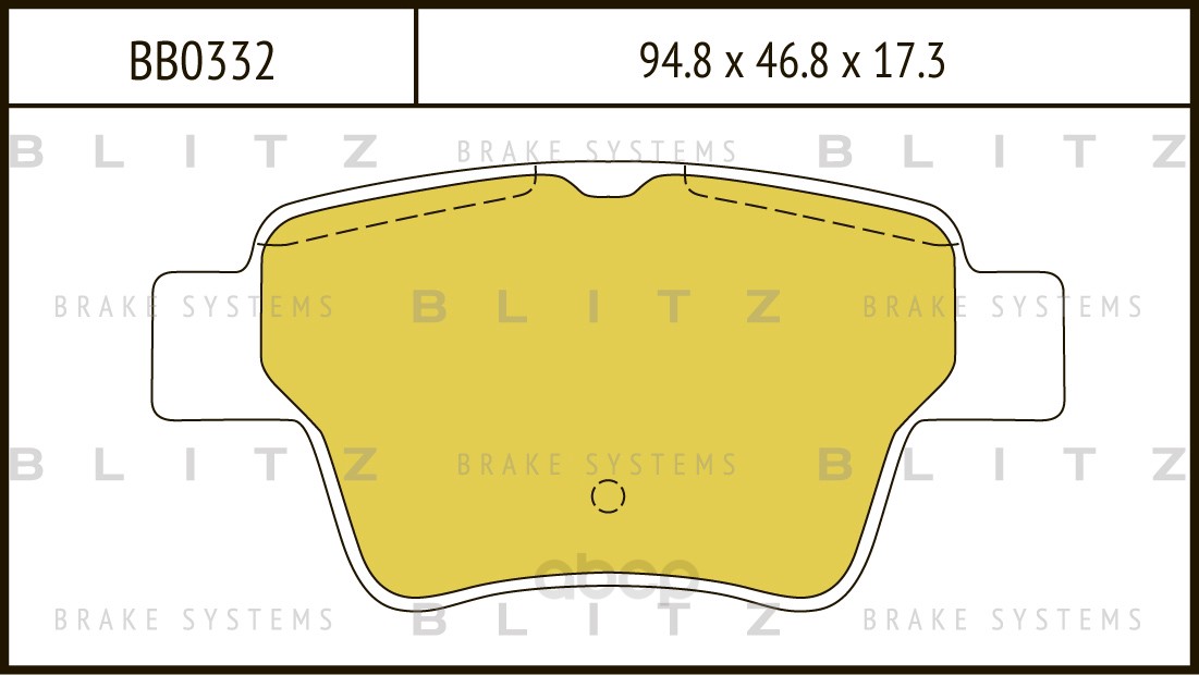 

Тормозные колодки BLITZ задние дисковые для Citroen C4/Peugeot 307 2004- BB0332