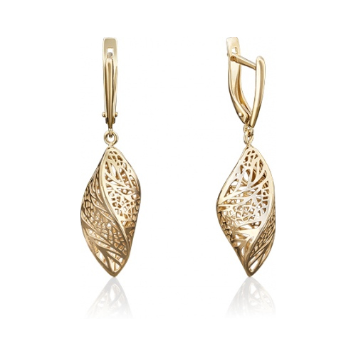 

Серьги из желтого золота PLATINA jewelry 02-3850-00-000-1130-65, 02-3850-00-000-1130-65